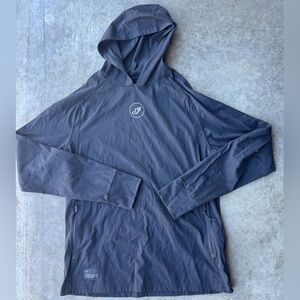 Black Hooded Men's Indian Motorcycle Pullover